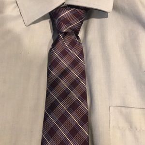 Purple Joseph Abboud Long Tie